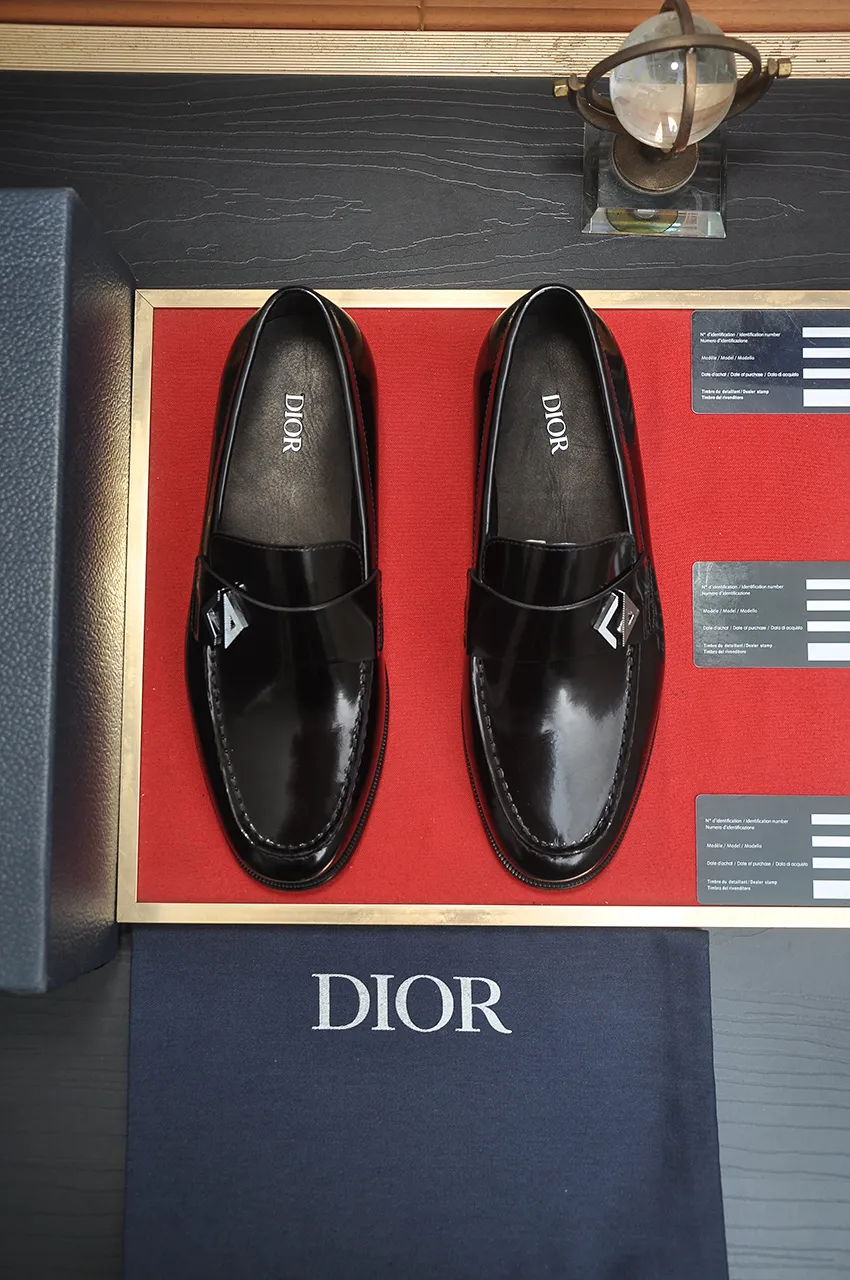 Men's shoes 💰580💶[Dior] (water-dyed cowhide lining) Dior original 1:1 high-quality factory, imported original materials, imported raw cowhide, water-dyed cowhide lining, original TPU outsole, code number: 39-44 (45 customized)